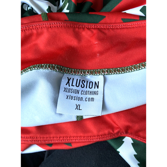 XLUSION Gun Print Ugly Christmas Leggings Holiday Pants Stretch Size XL - Picture 5 of 5